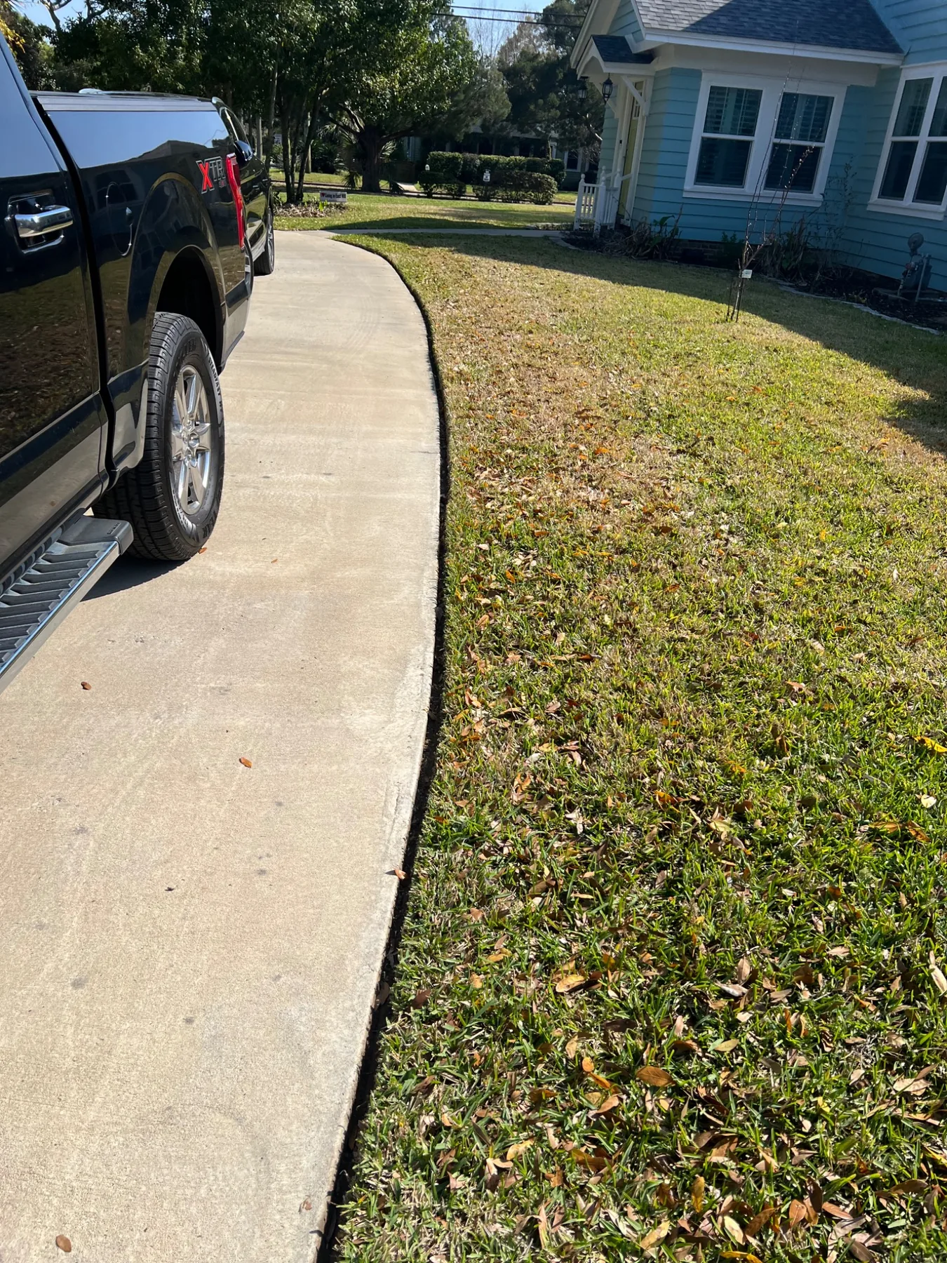Maintained neighborhood lawn