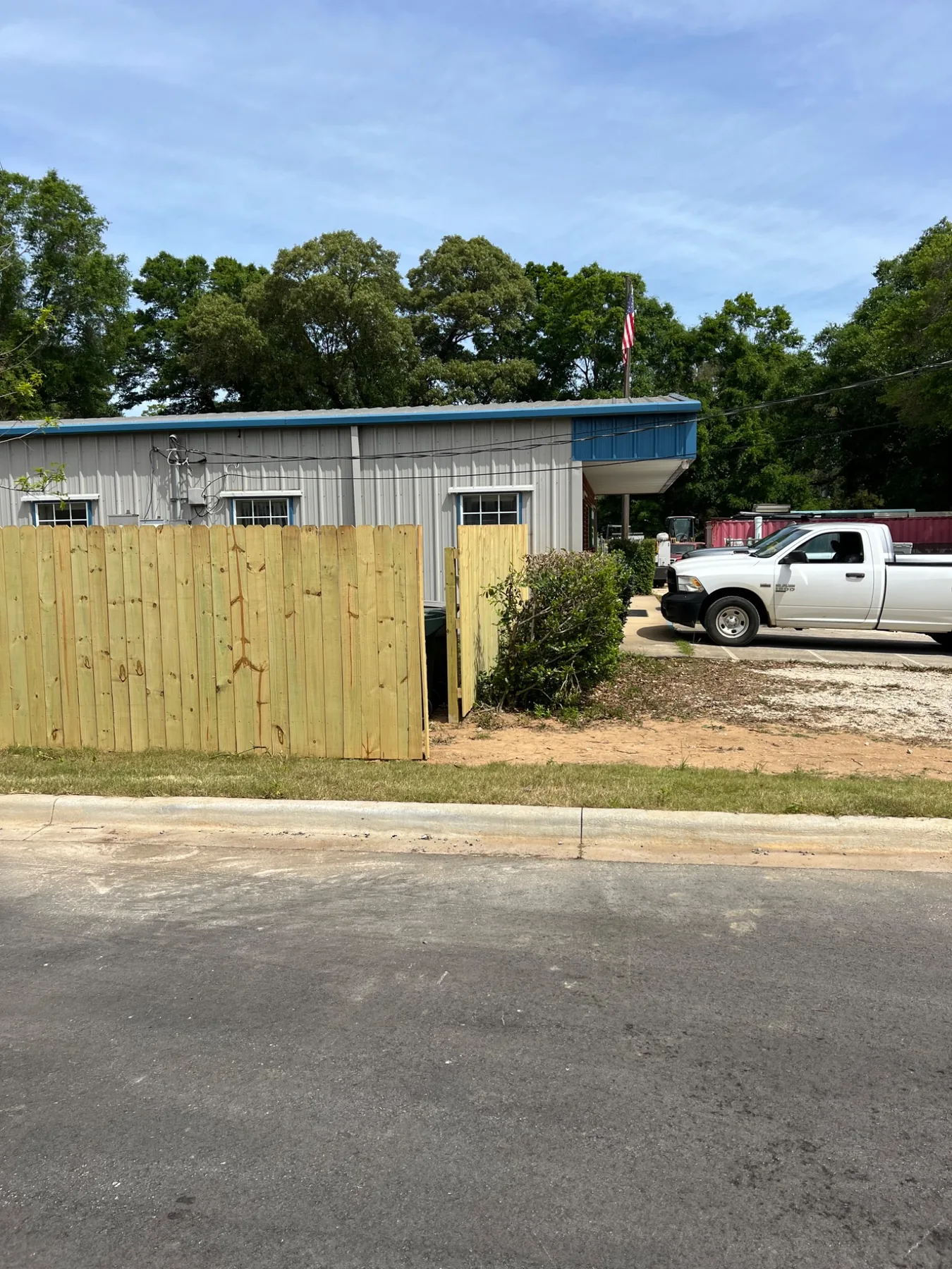 Commercial fence and access gate